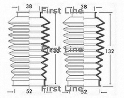 FIRST LINE fsg3189 -  Пыльник, рулевое управление